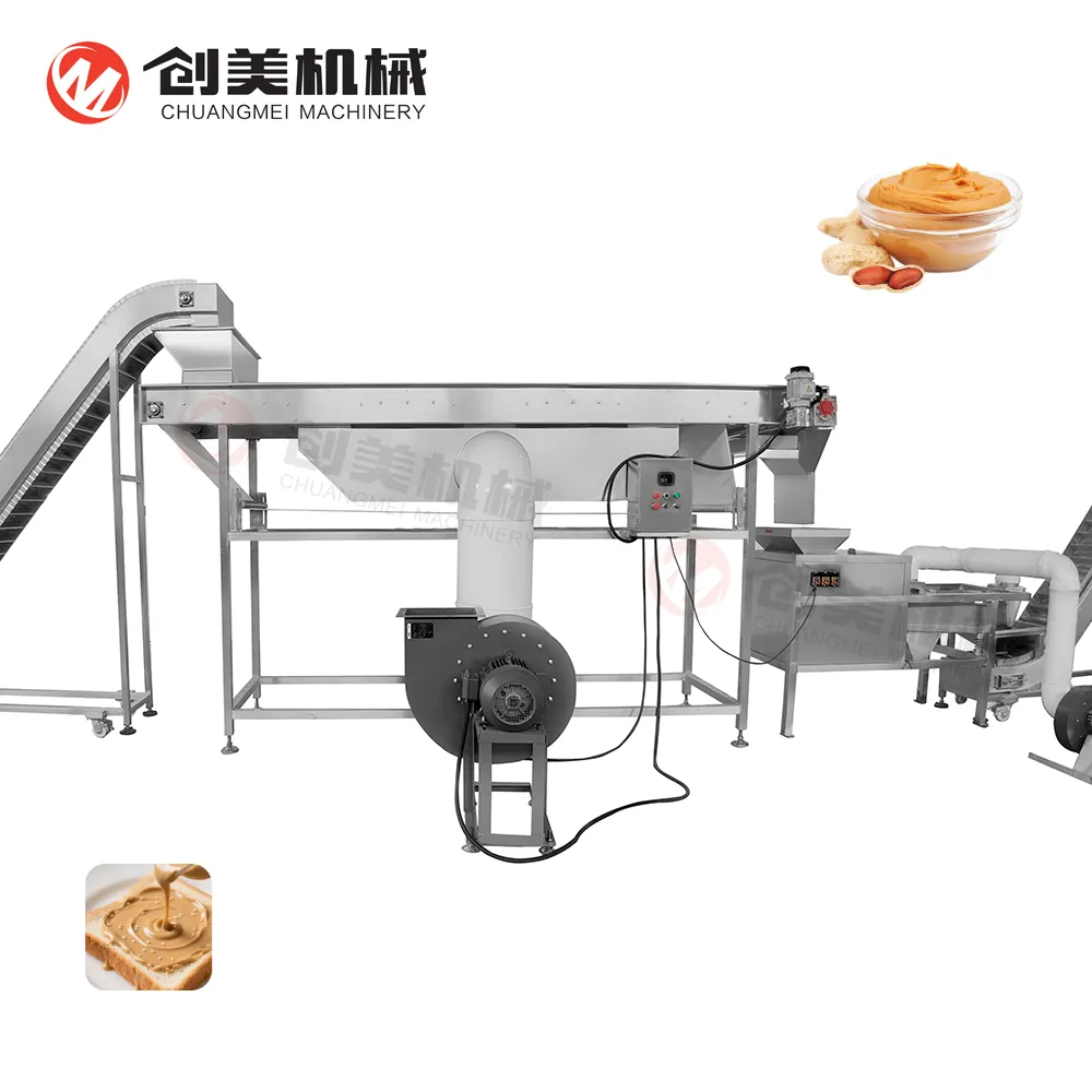 Automatic Nut Jam Production Equipment Pistachio Paste Producing Machine - Grinding Machine - foodmachtech
